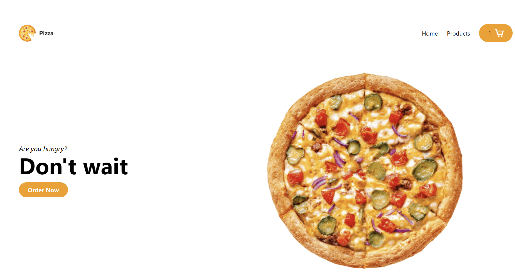 Pizza Shop Front-End Application